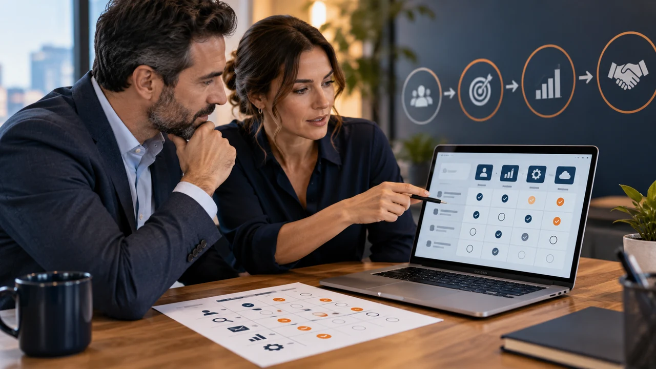 Illustration: How to review a CRM against your sales process