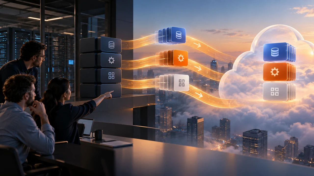 Illustration: Server and application migration